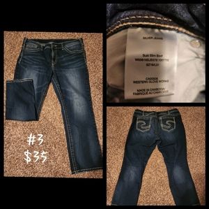 Silver Jeans Suki Slim Boot-cut Size 18